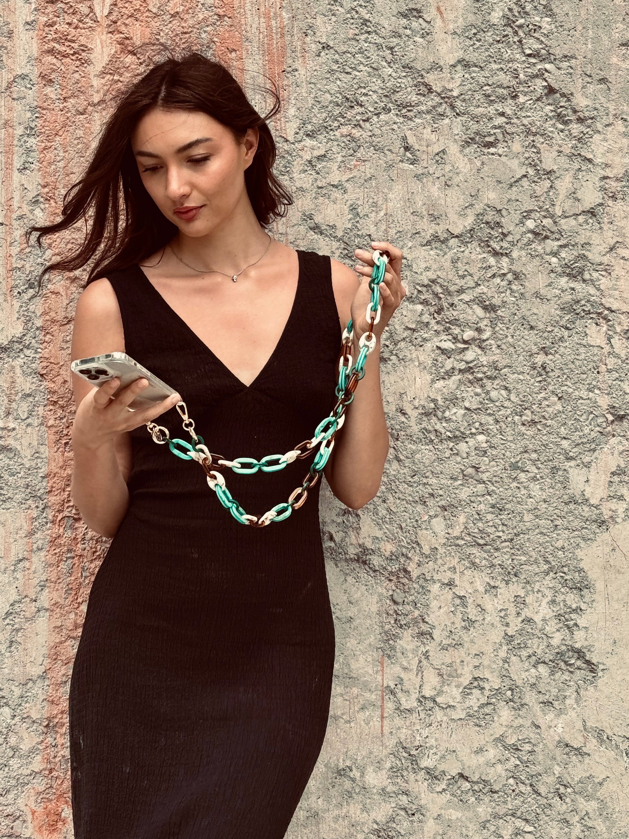 Sylvia | Resin Phone Chain