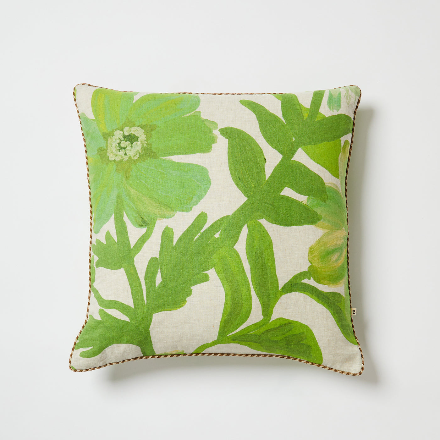 Cornflower Green Cushion 60x60