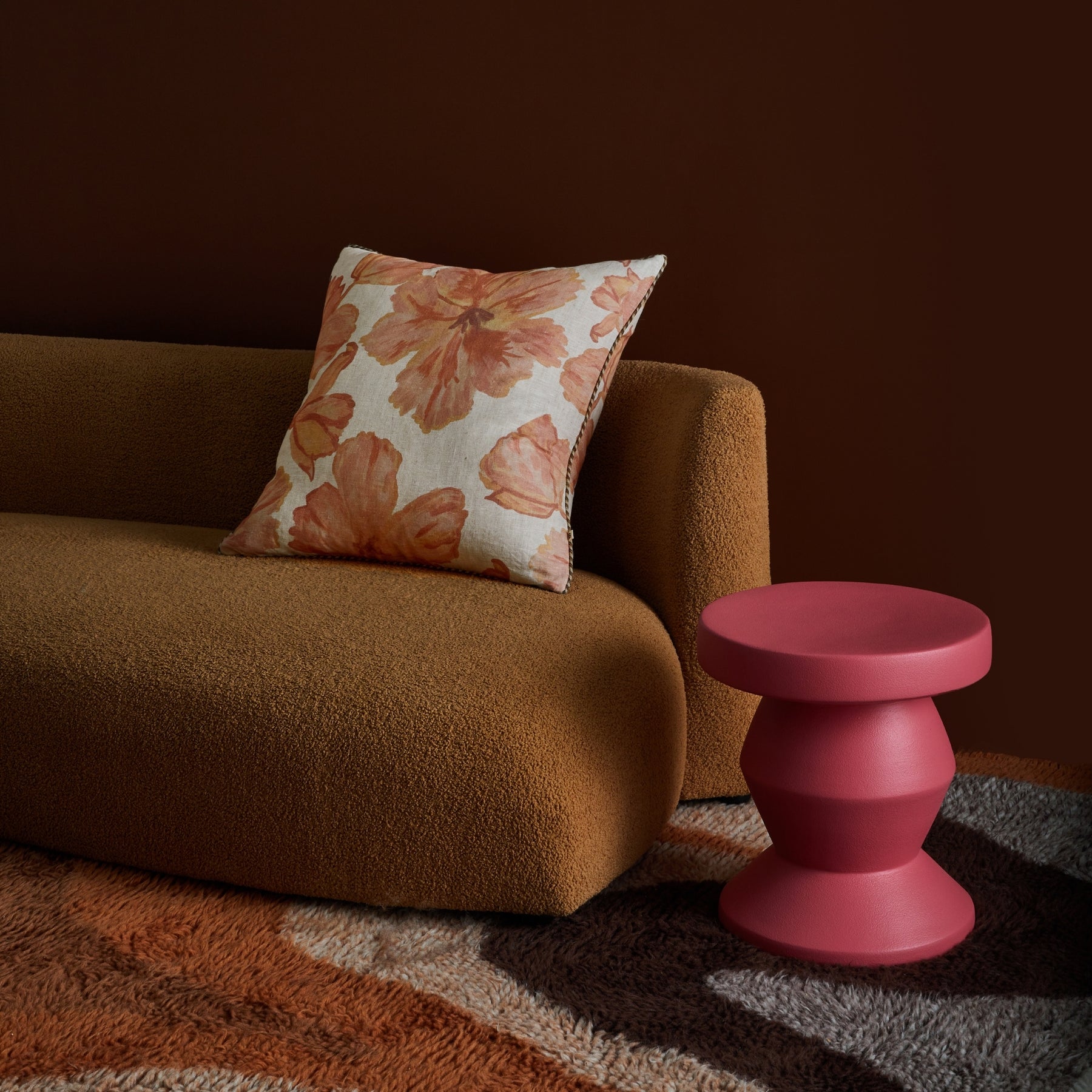 Tulip Pale Pink Cushion 60x60cm