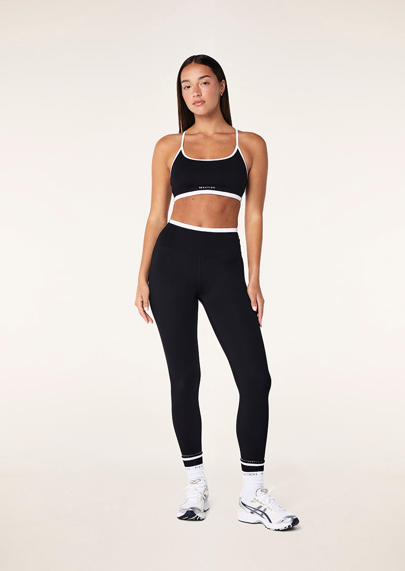 Vita FL Legging | Black/Optic White