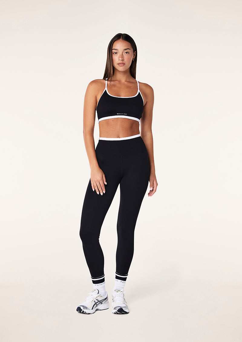 Vita FL Legging | Black/Optic White