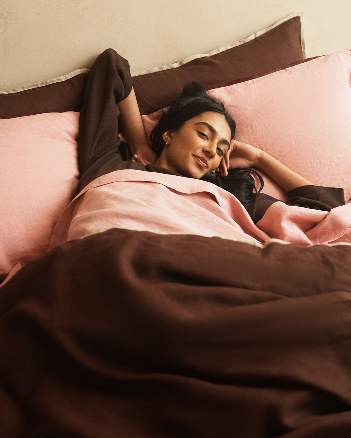 Linen Pillowcase Pair | Brown Sugar