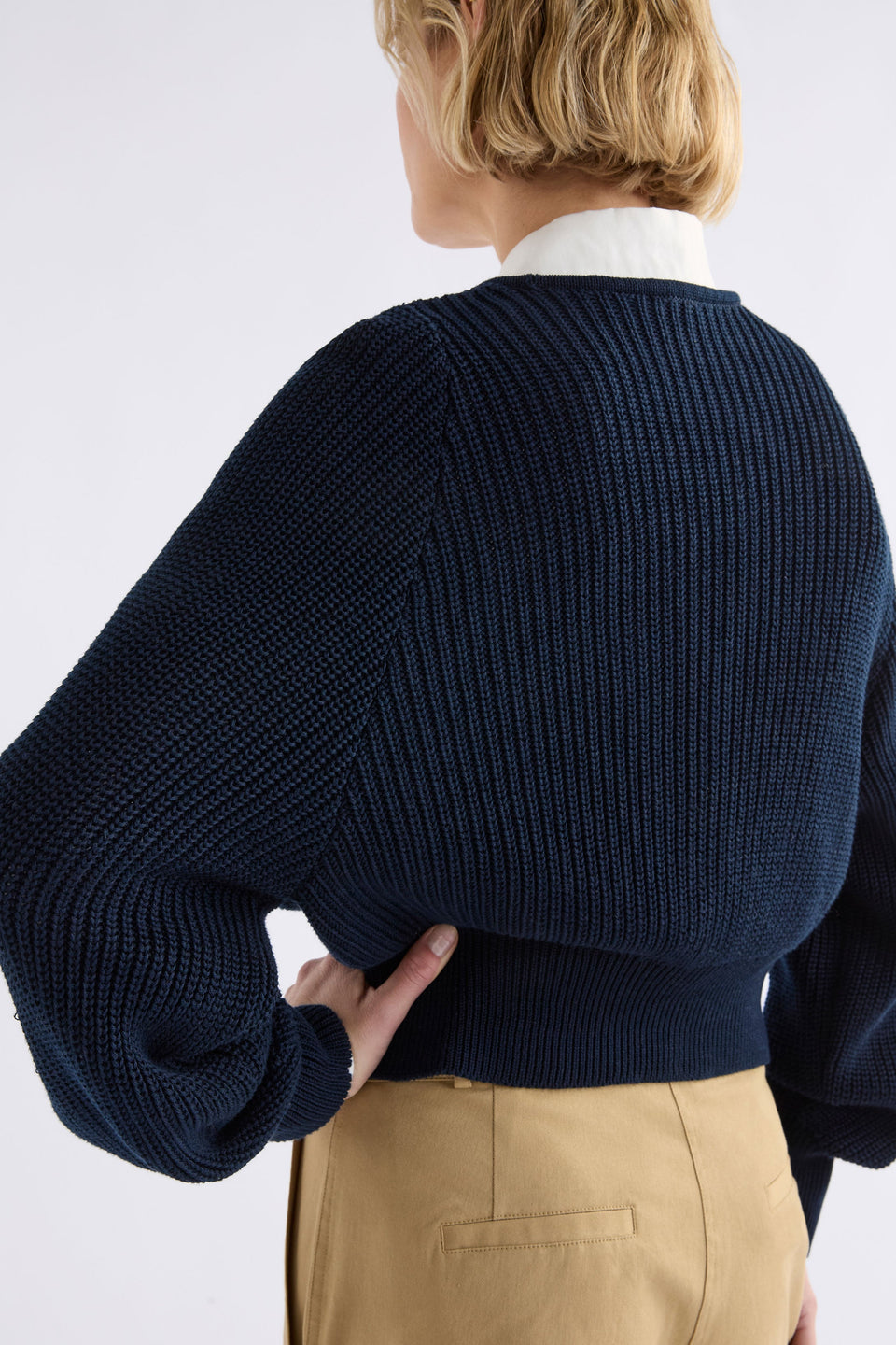 Saari Cardigan | Bright Navy