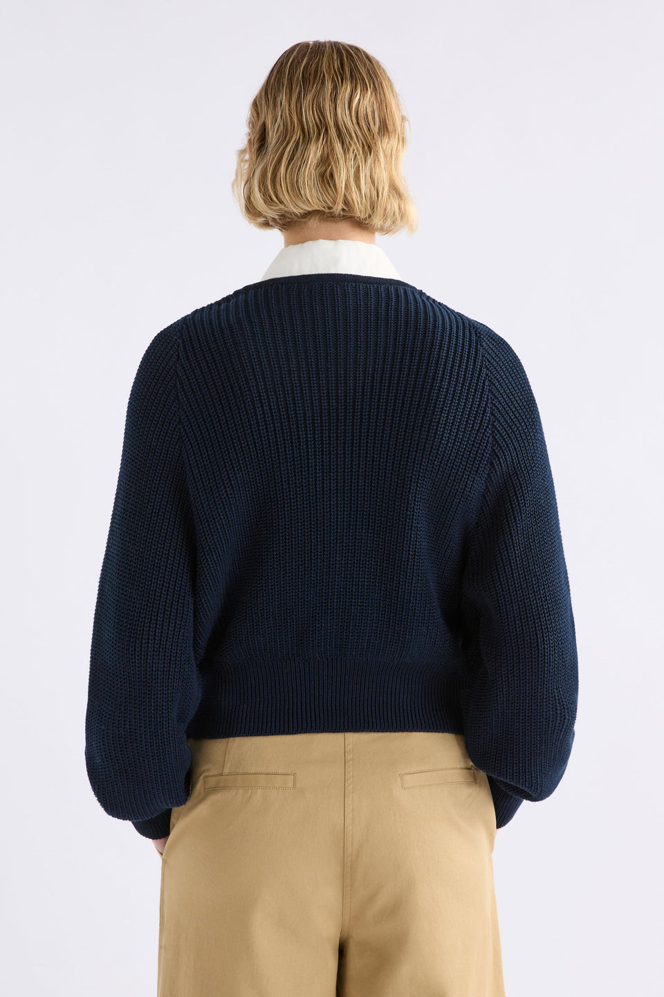 Saari Cardigan | Bright Navy