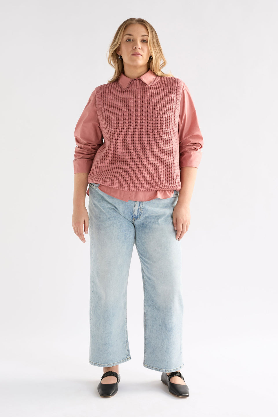 Arp Vest | Clay Pink