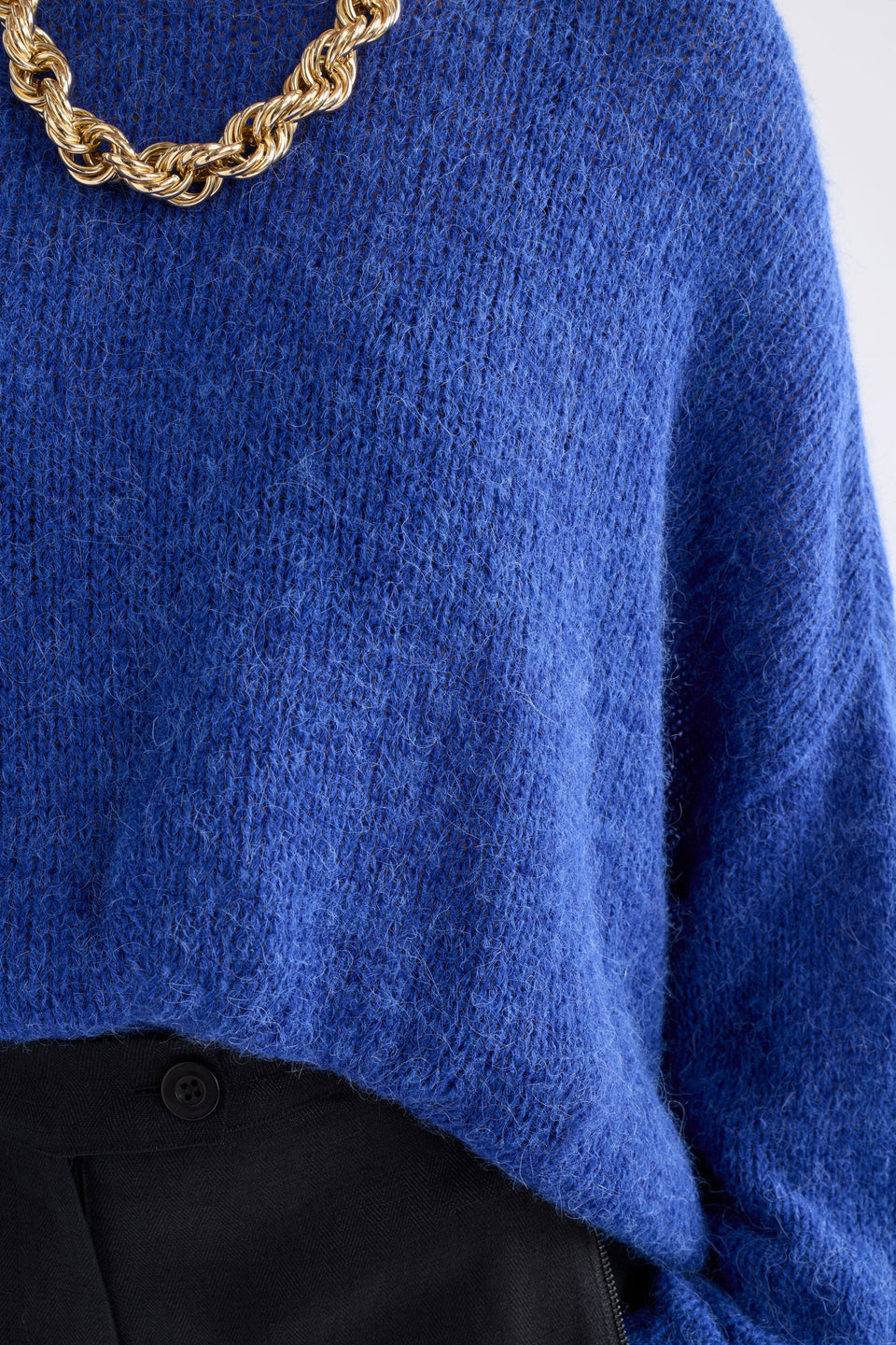 Agna Sweater | Deep Cobalt