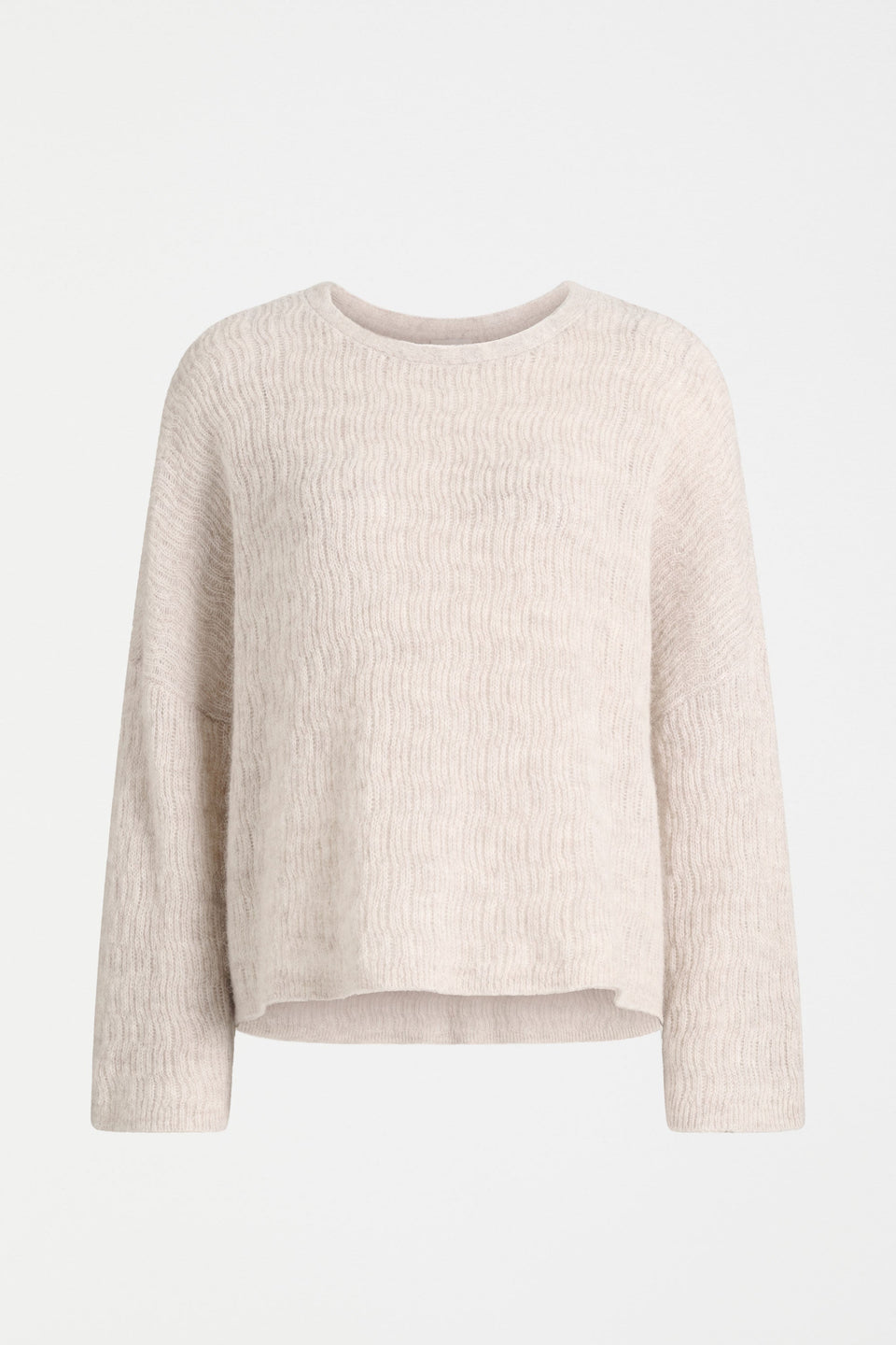 Agna Pattern Sweater | Ecru