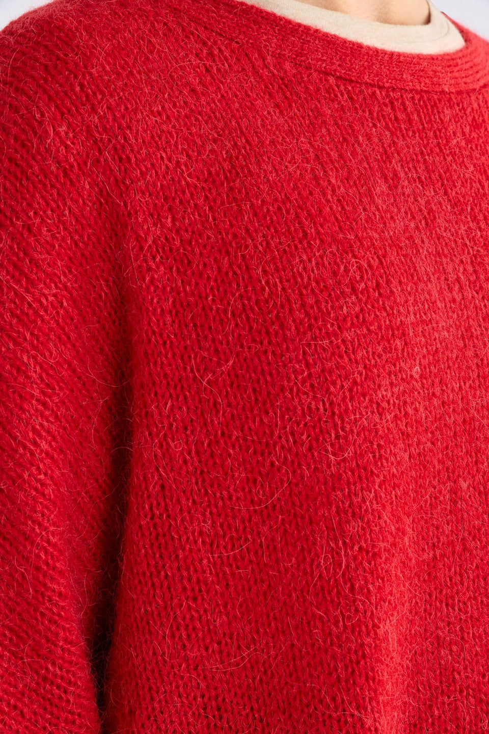 Agna Sweater | Flame Red