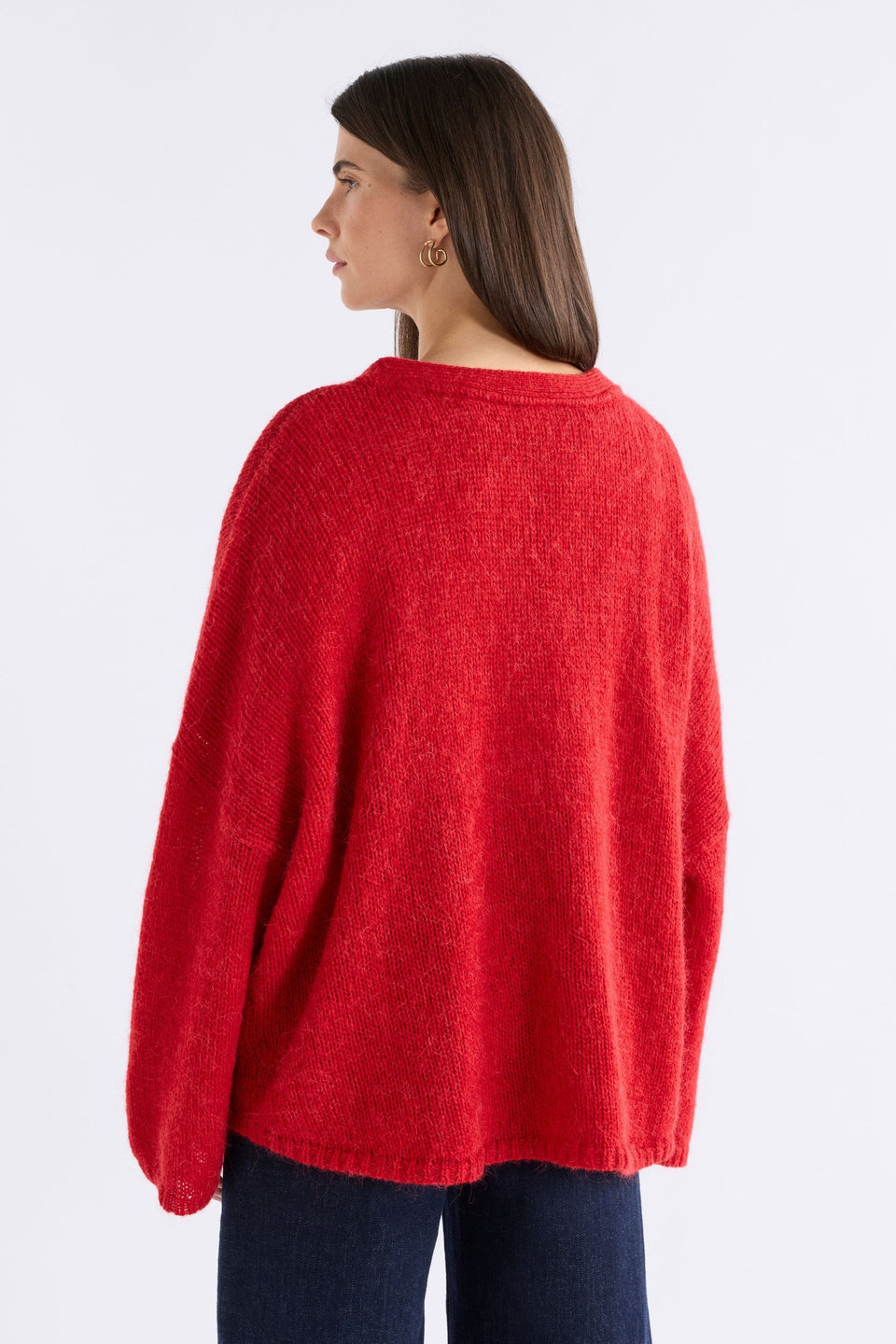 Agna Sweater | Flame Red