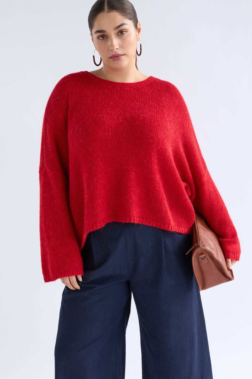 Agna Sweater | Flame Red