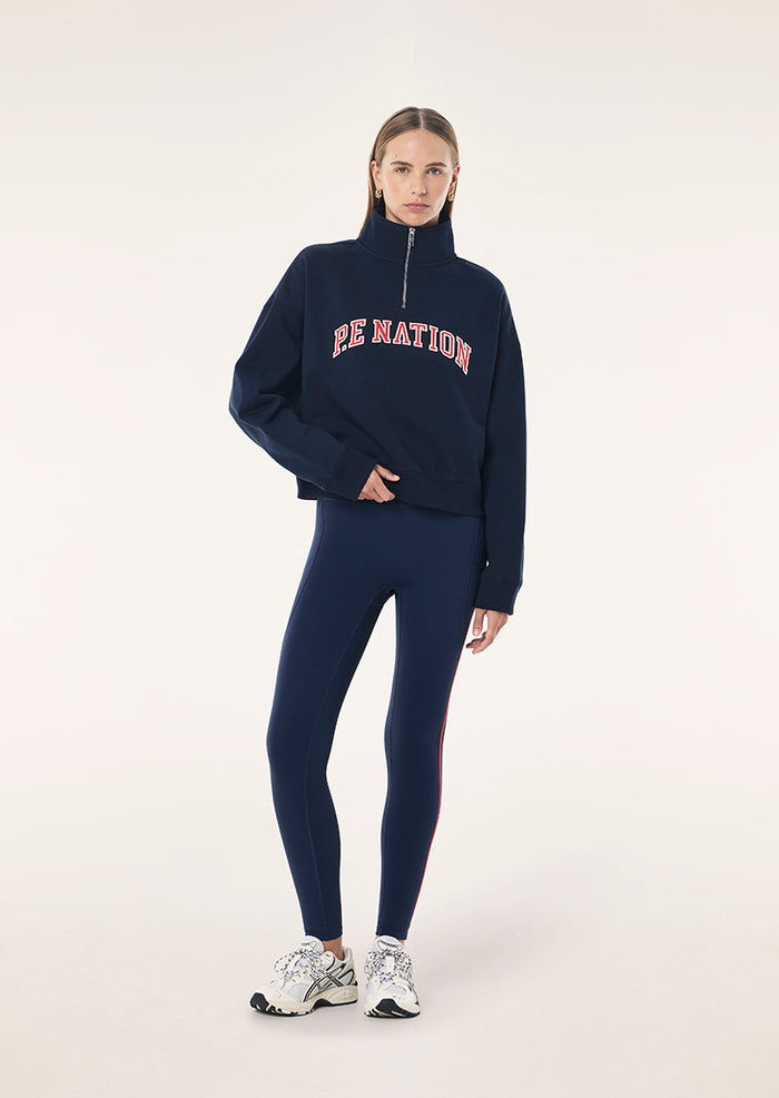 Legacy Quarter Zip Sweat | Dark Navy