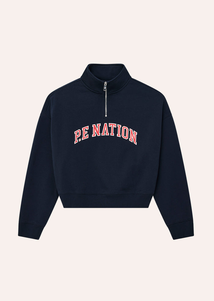Legacy Quarter Zip Sweat | Dark Navy