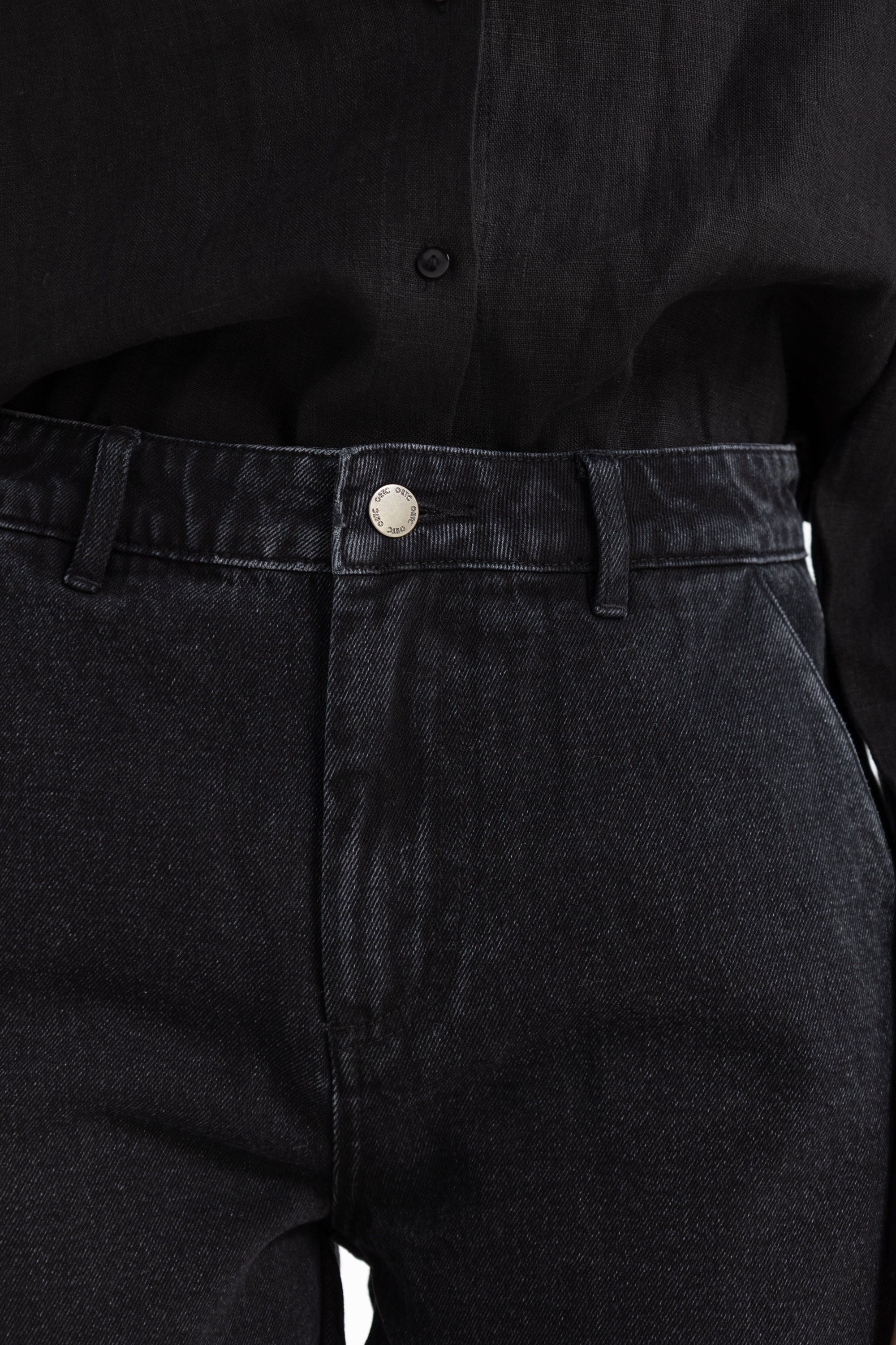 Bailie Denim Short | Washed Black