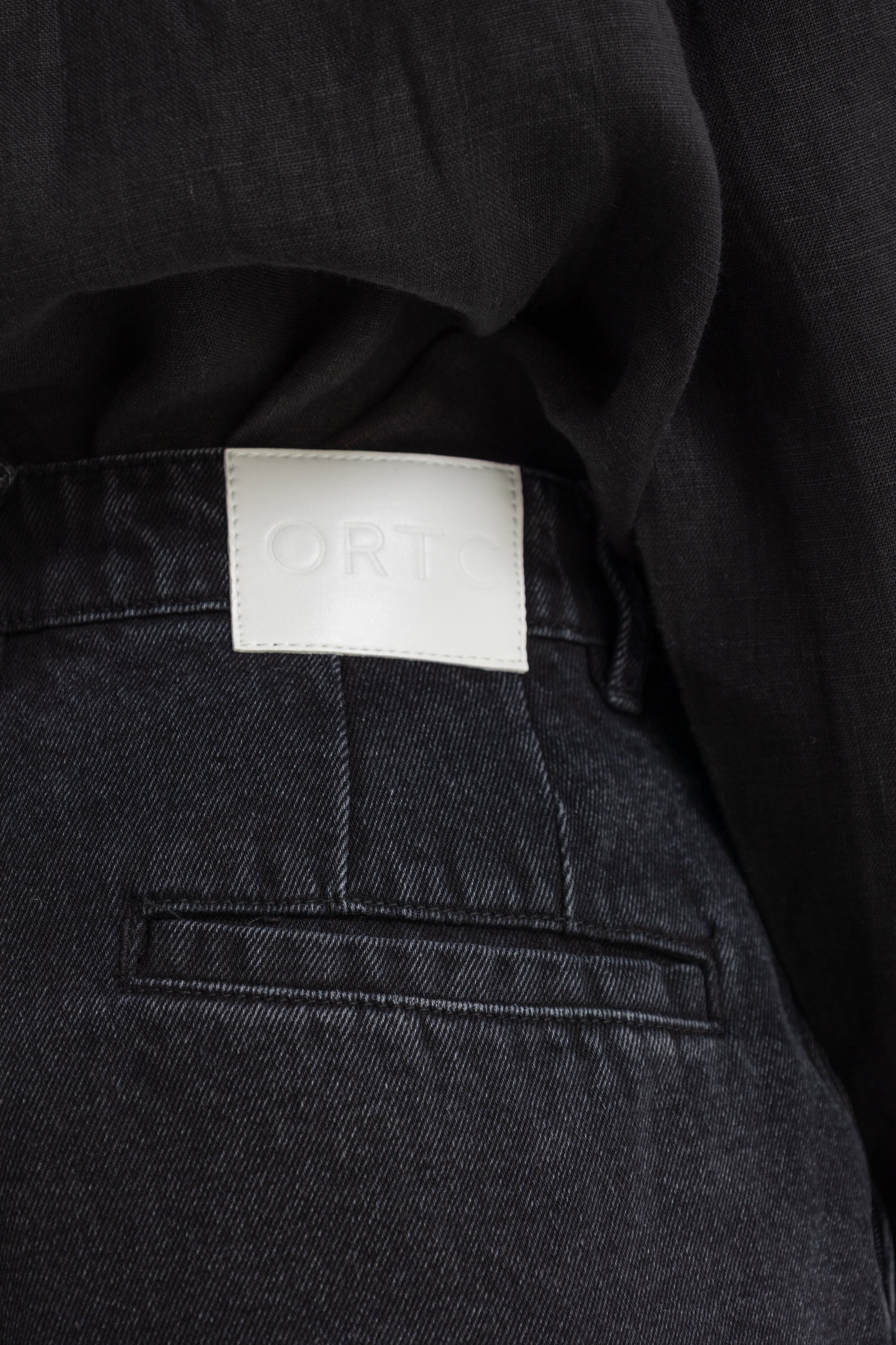 Bailie Denim Short | Washed Black