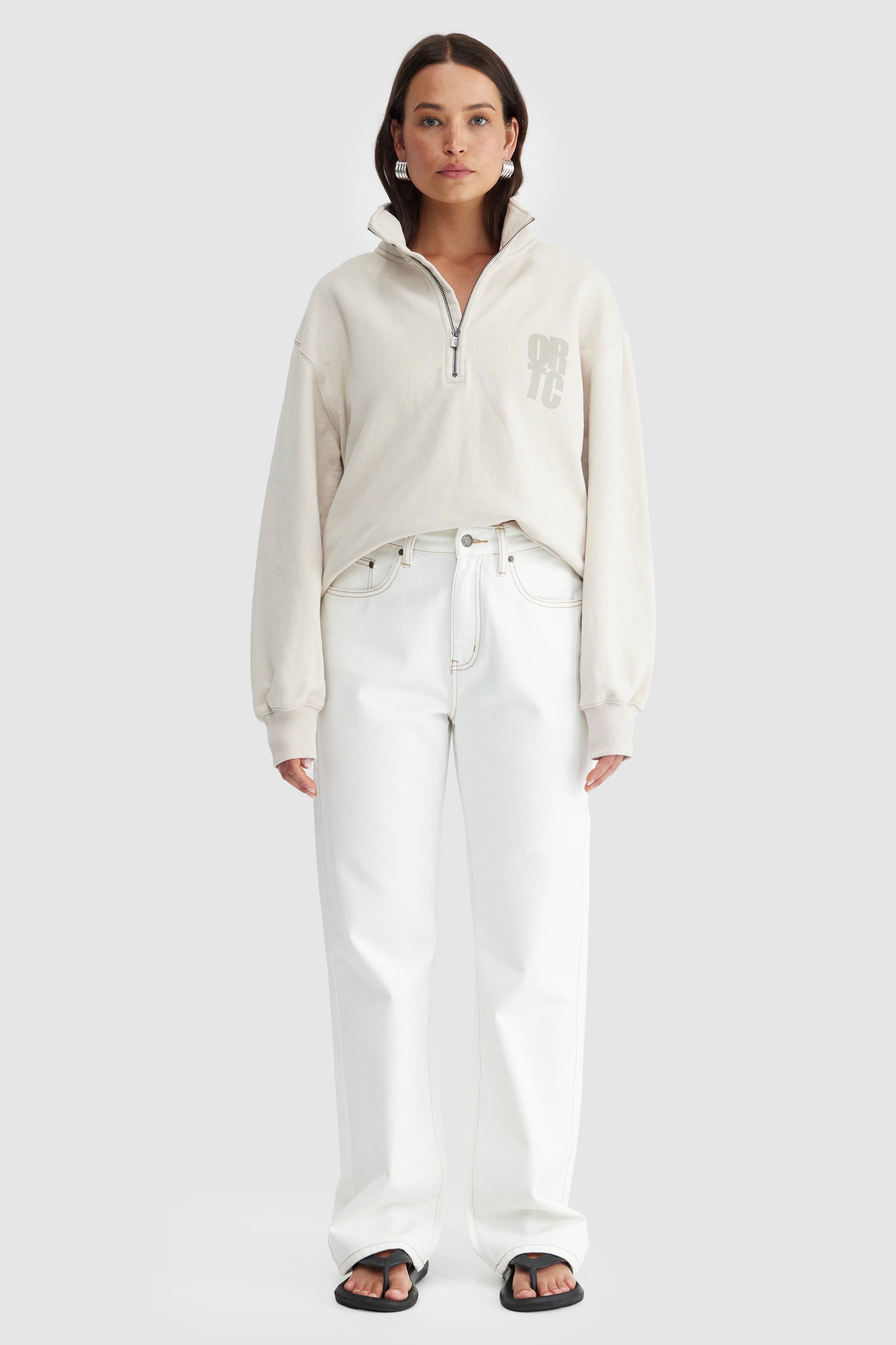 Isla Quarter Zip | Bone