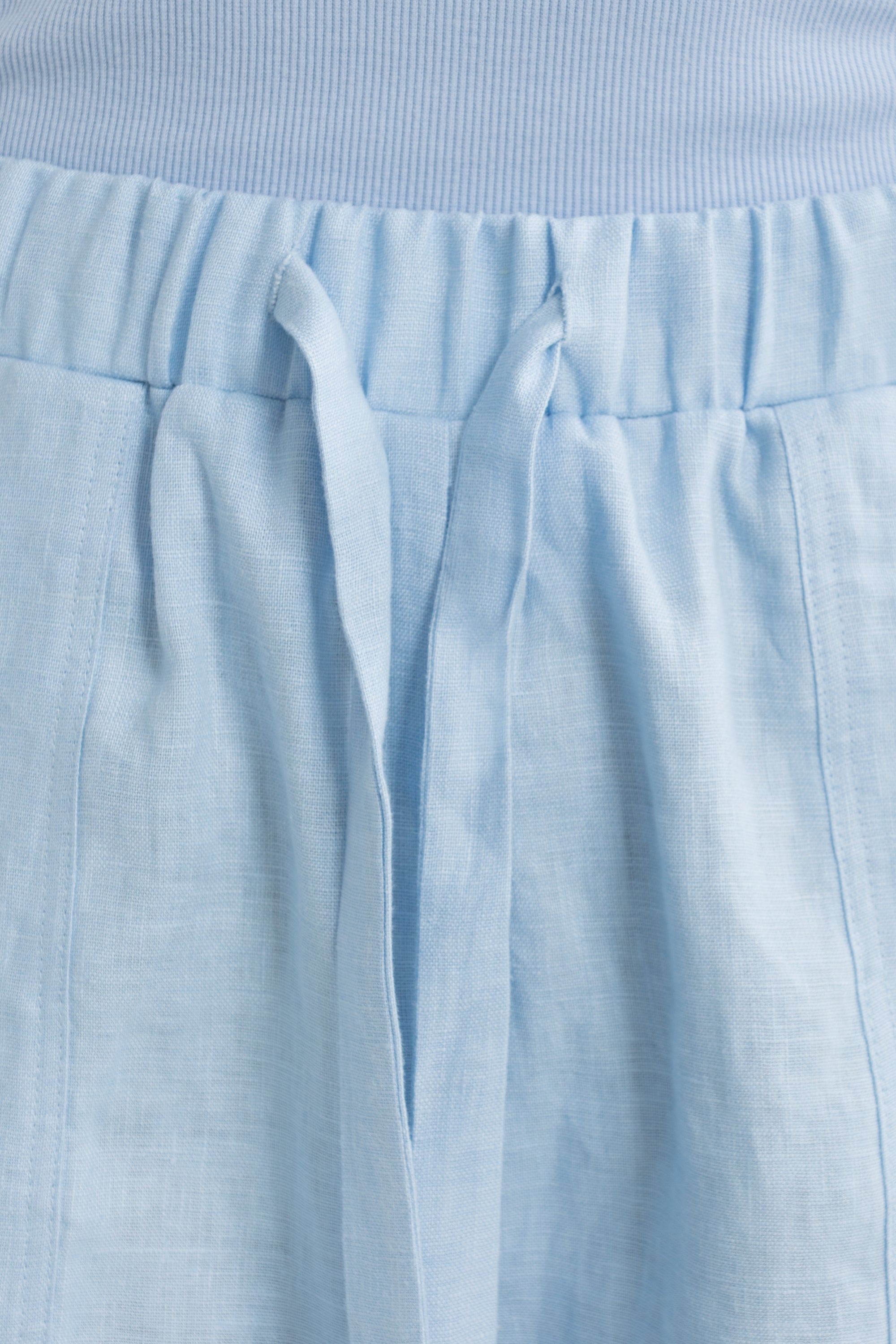Luca Linen Shorts | Powder Blue