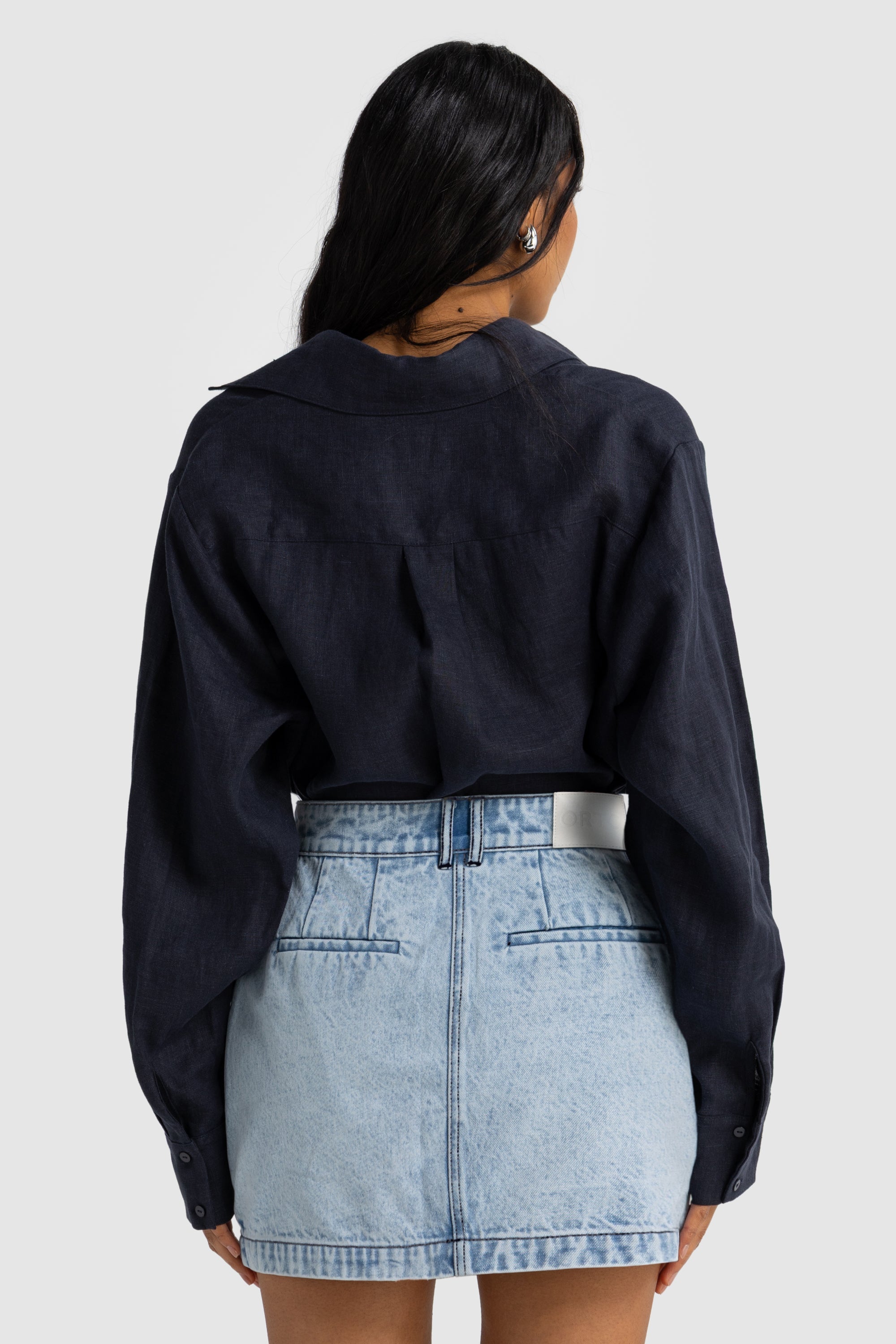 Harley Denim Mini Skirt | Light Blue