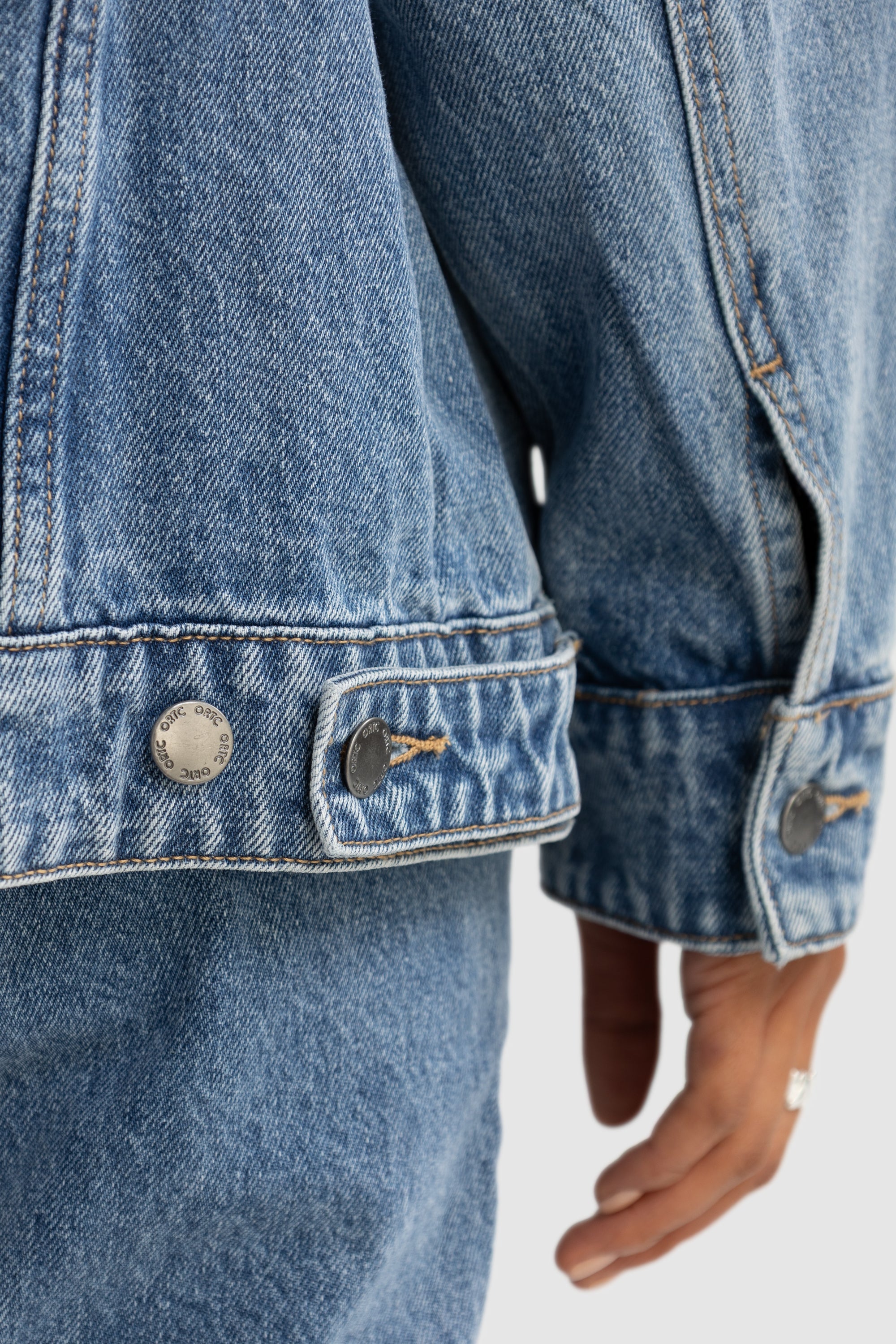 Willow Denim Oversized Jacket | Mid Blue