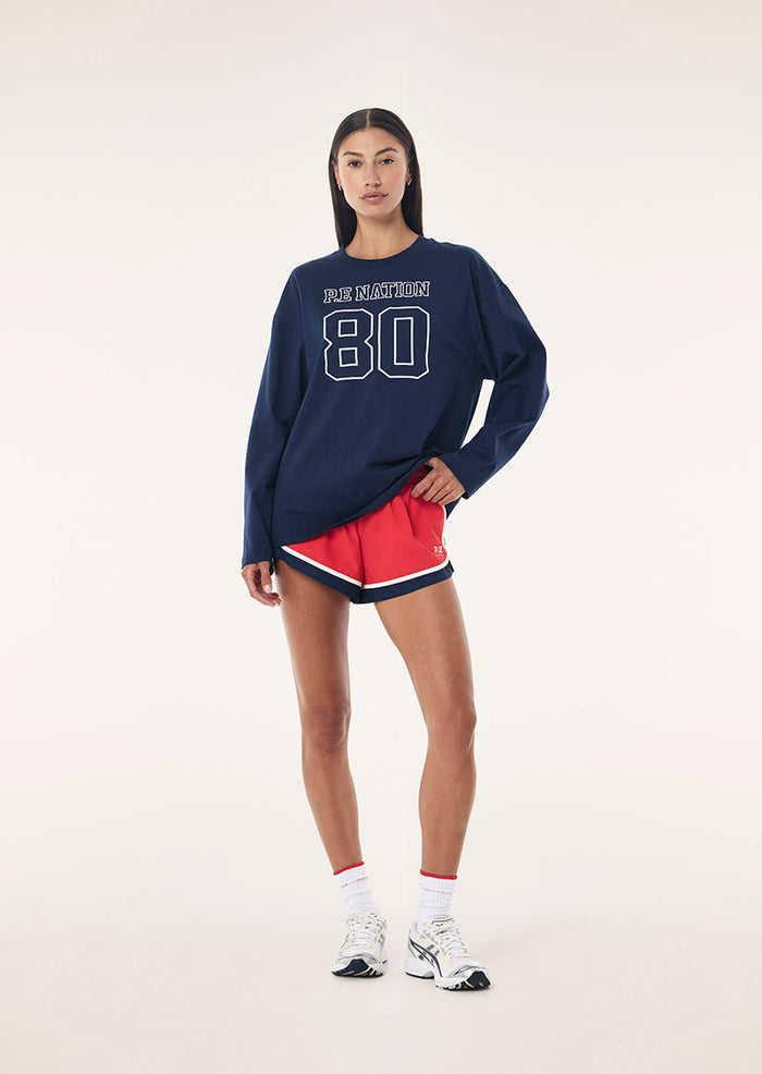Oversized LS Tee | Dark Navy