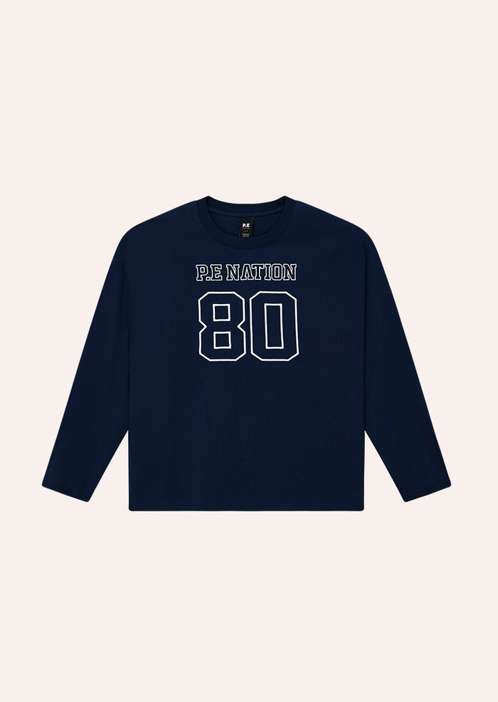 Oversized LS Tee | Dark Navy