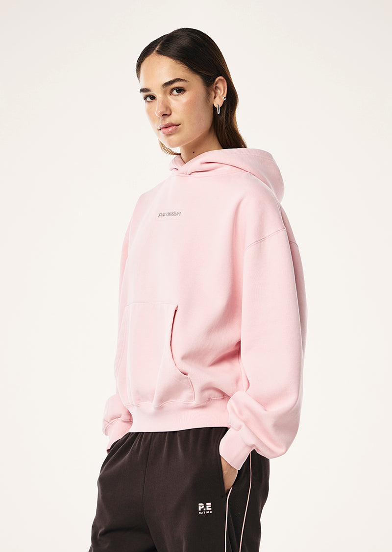 Peak Hoodie | Washed Chalk Pink