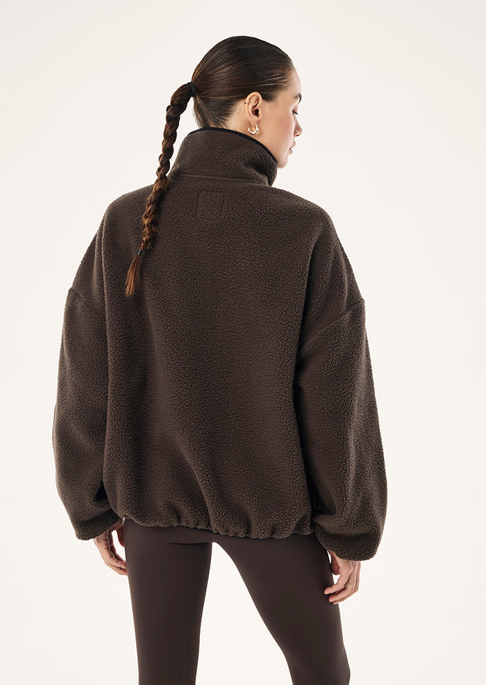 Rotate Quarter Zip | Coffee