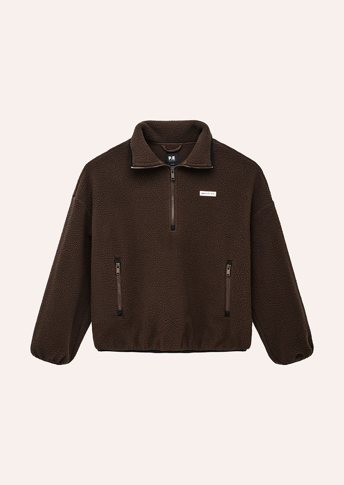 Rotate Quarter Zip | Coffee