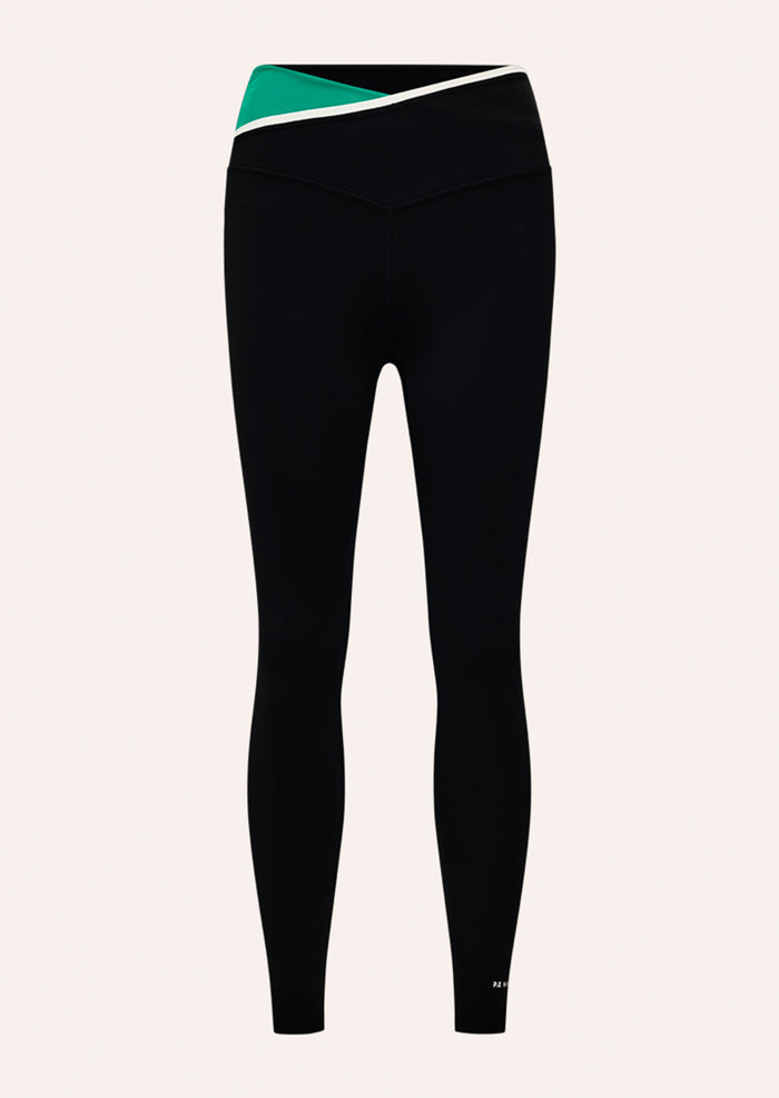Status FL Legging | Black/College Green