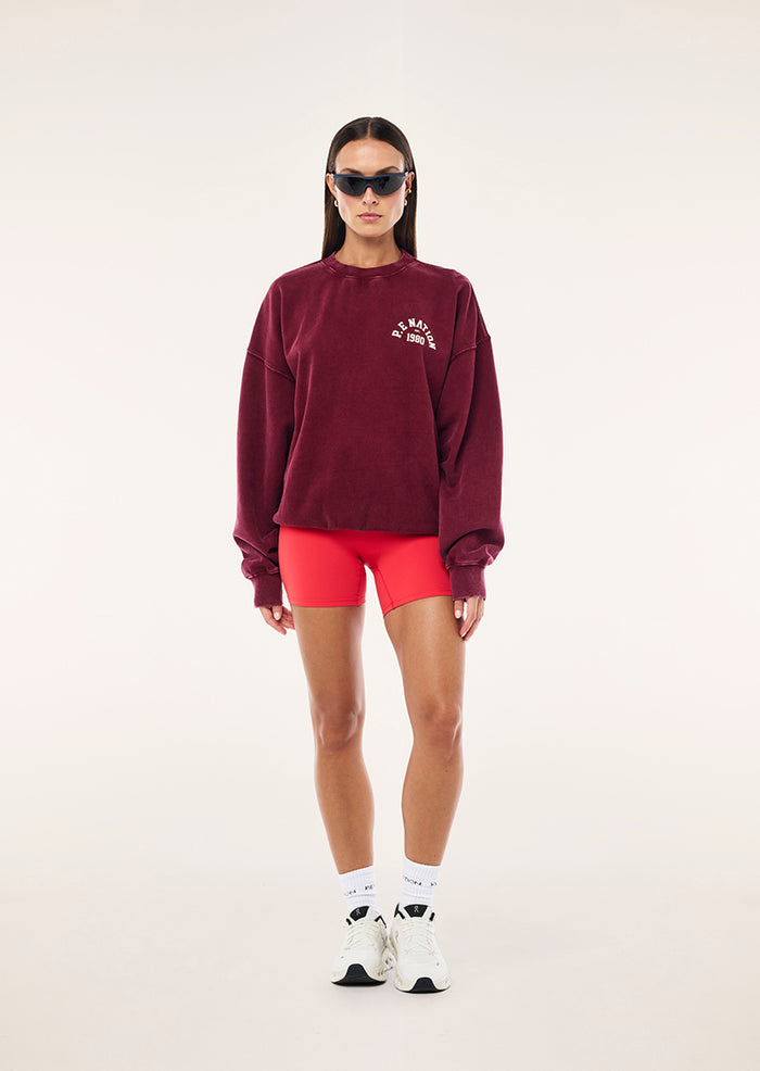 Swerve 2.0 Sweat | Washed Cabernet