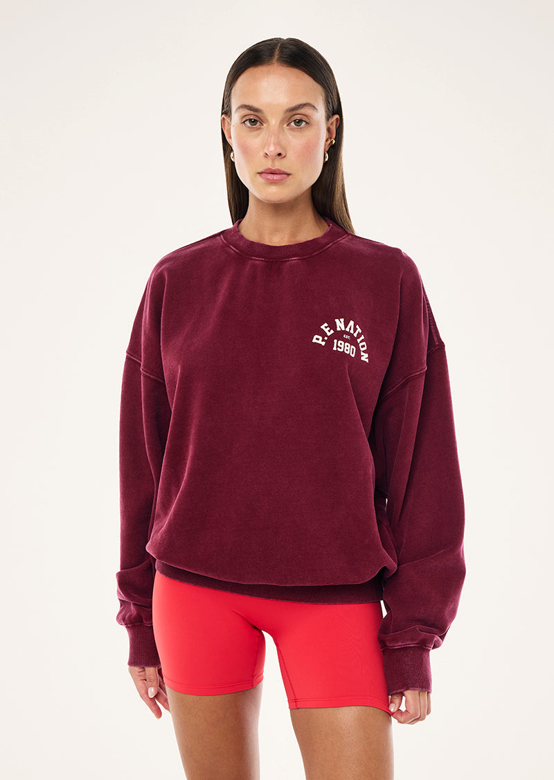 Swerve 2.0 Sweat | Washed Cabernet