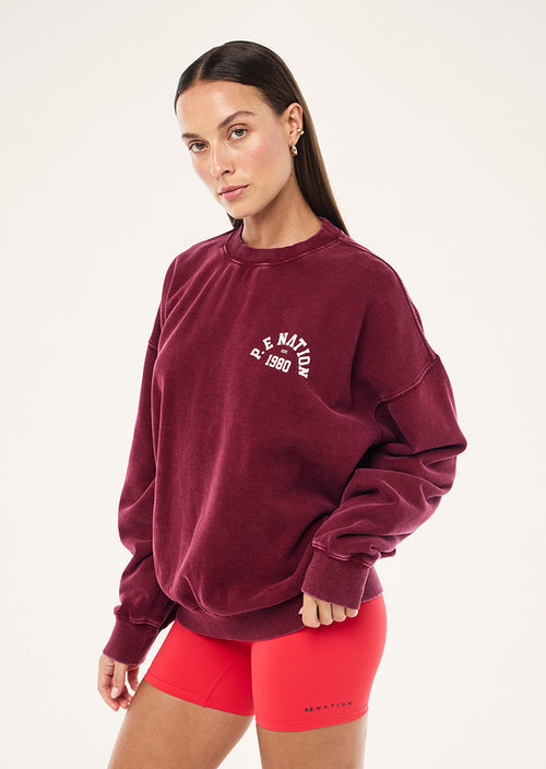 Swerve 2.0 Sweat | Washed Cabernet