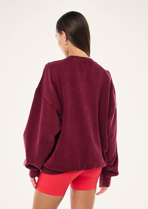 Swerve 2.0 Sweat | Washed Cabernet