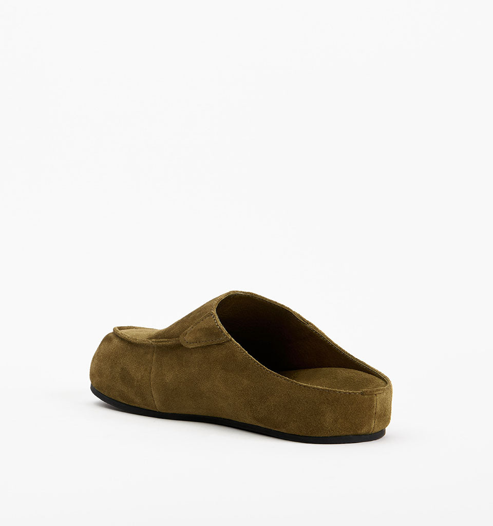 Shan | Khaki Suede