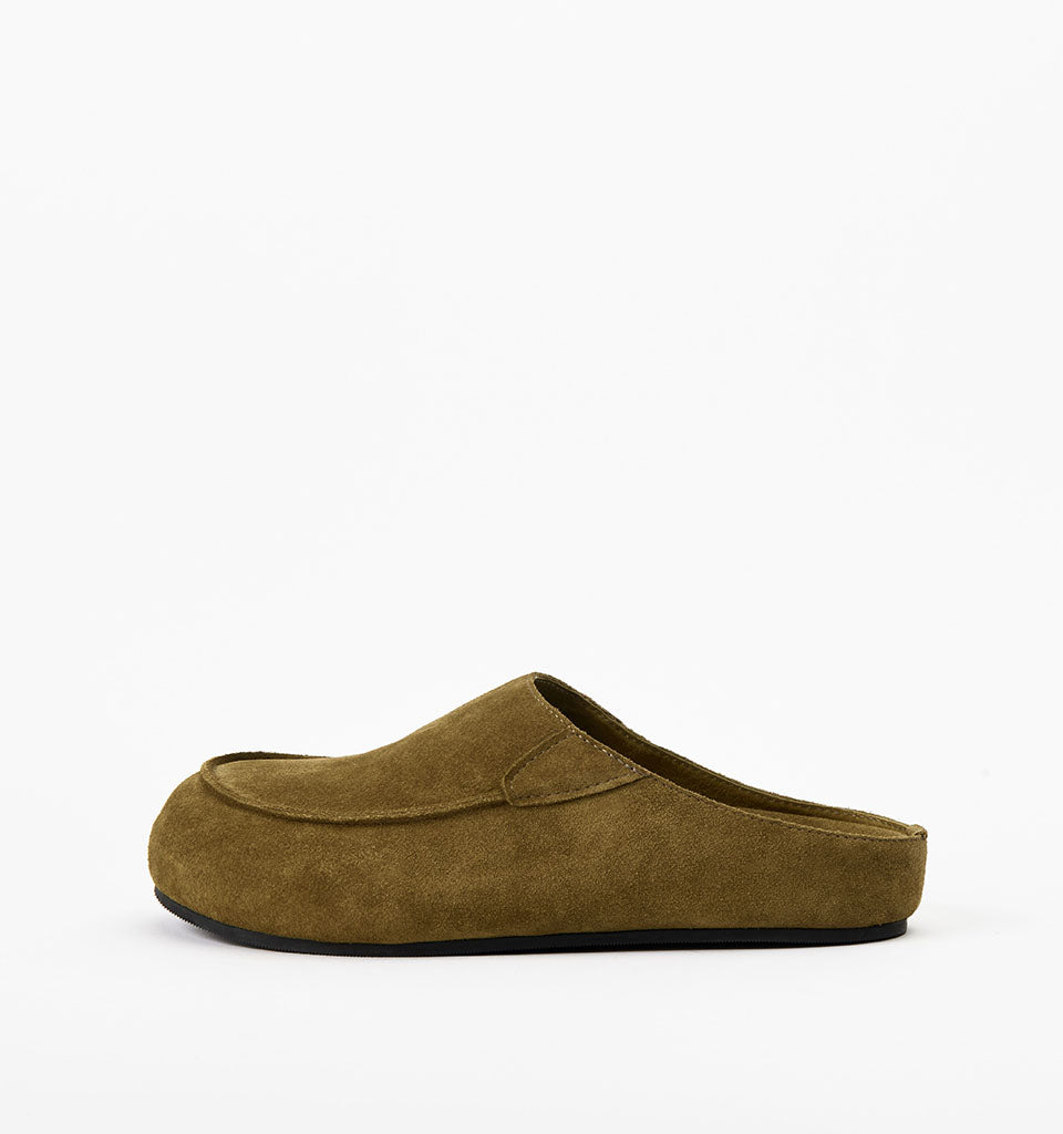 Shan | Khaki Suede