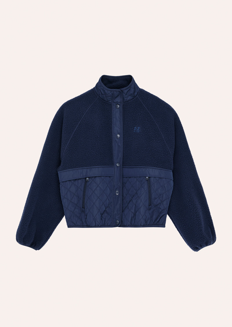 Technique Quilt Jacket | Dark Navy