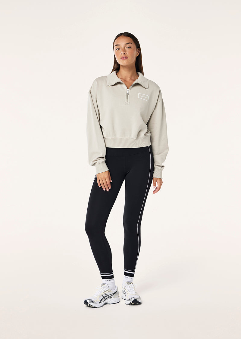 Tranquility Zip Sweat | Washed Moonstruck