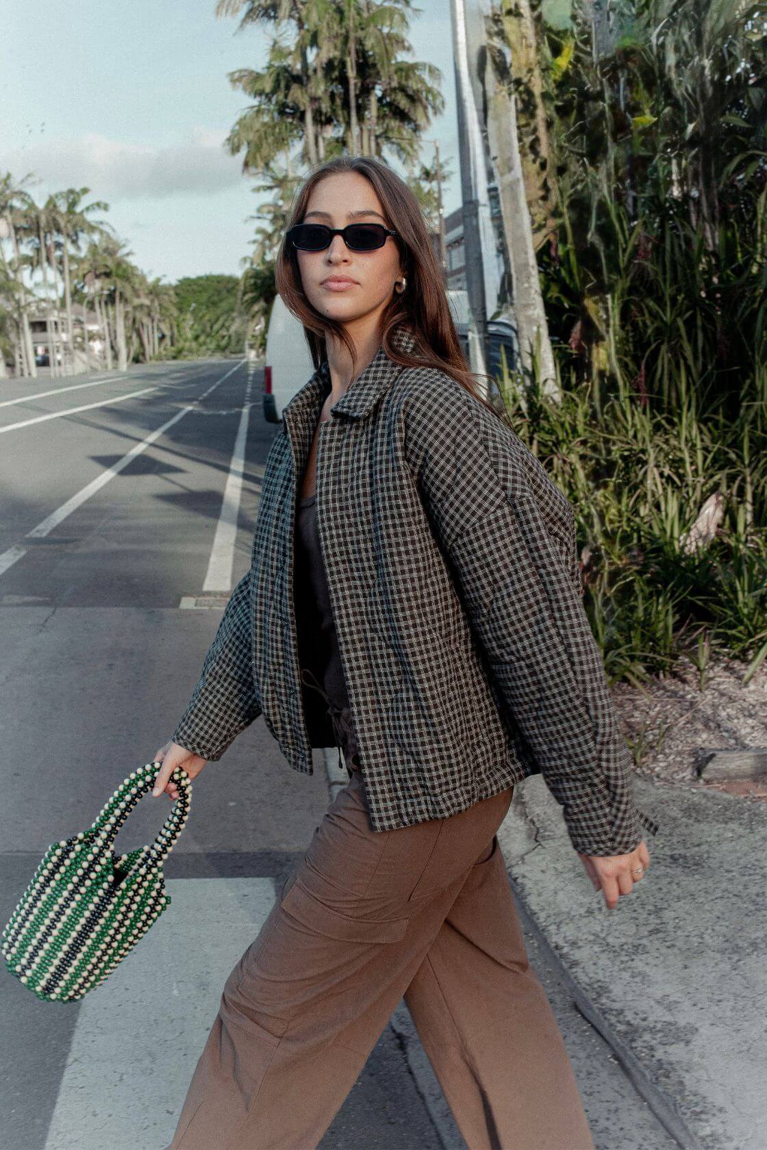 Matteo Jacket | Espresso Check