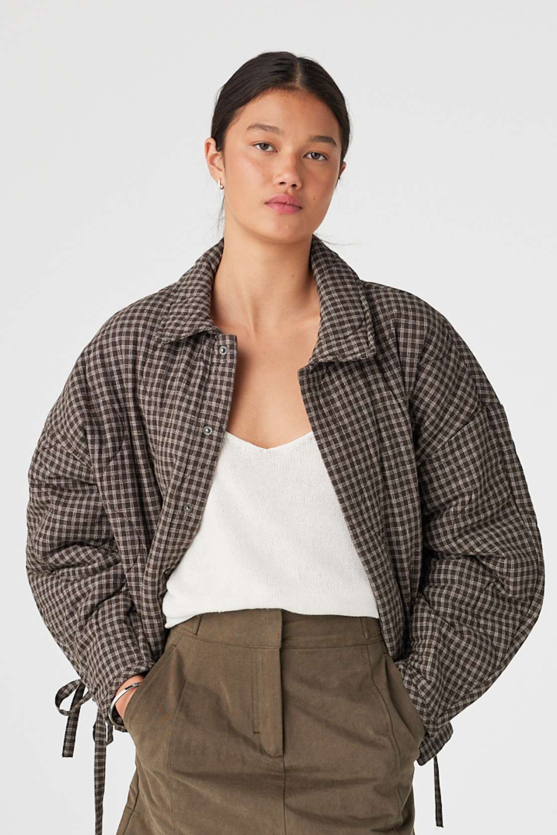 Matteo Jacket | Espresso Check
