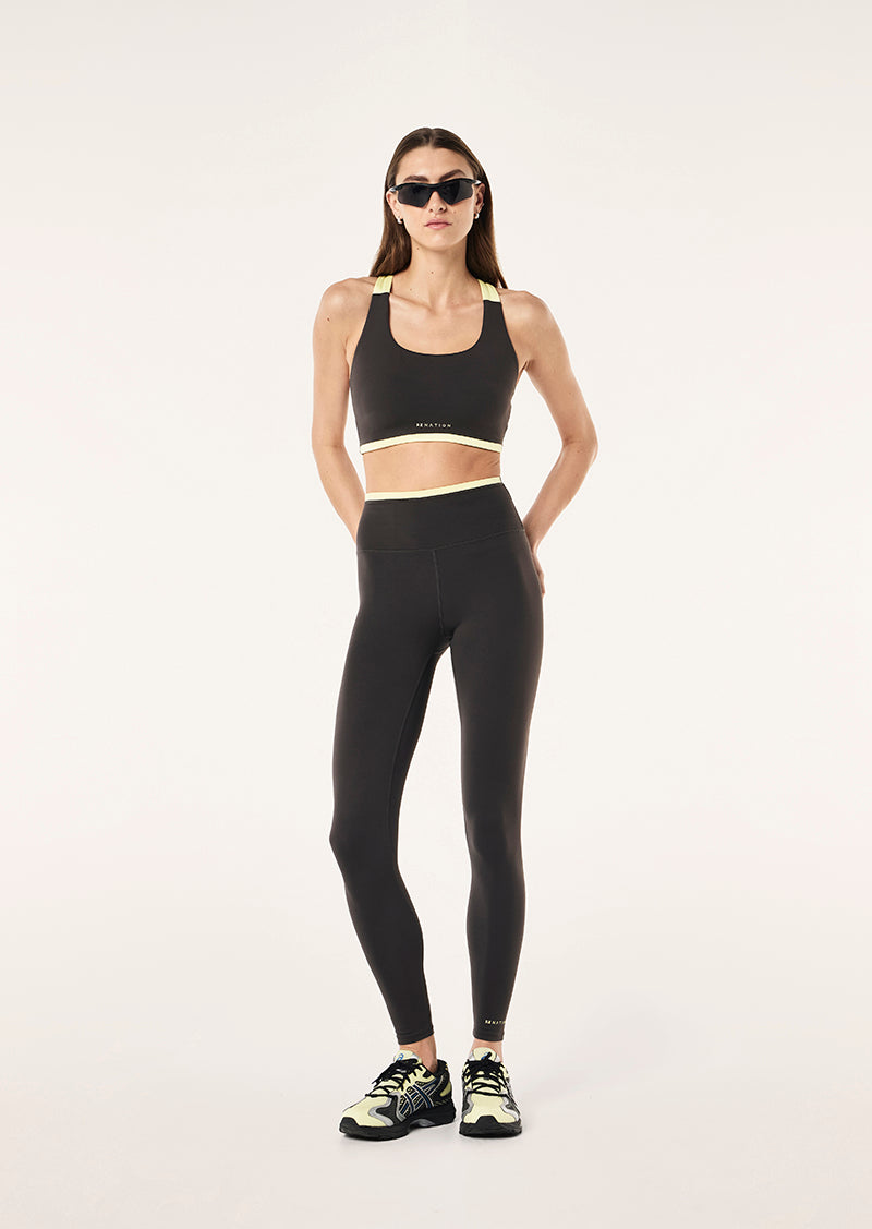 Vita FL Legging | Smokestone/Lemonade