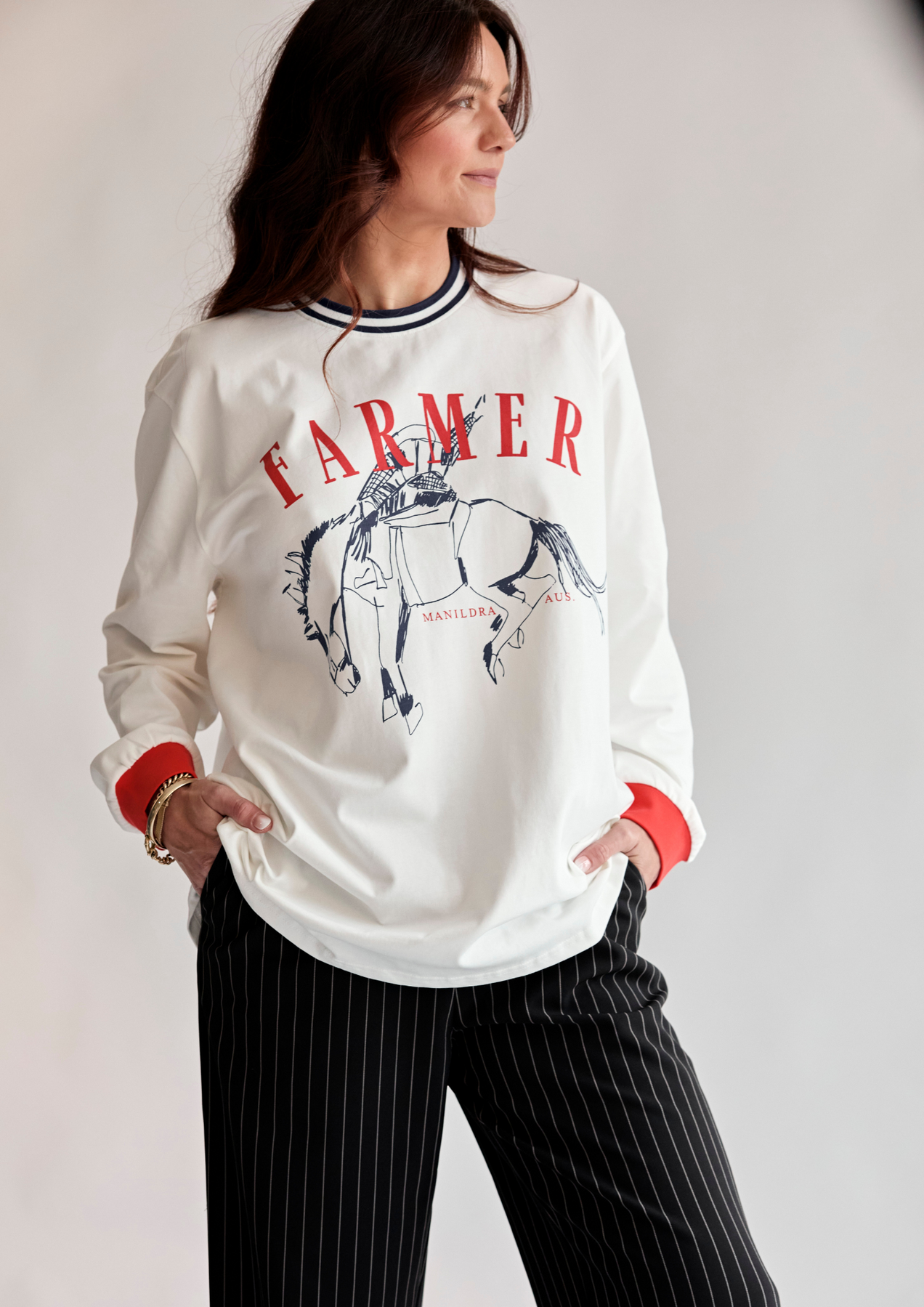 Bronc Ringer Long Sleeve Shirt