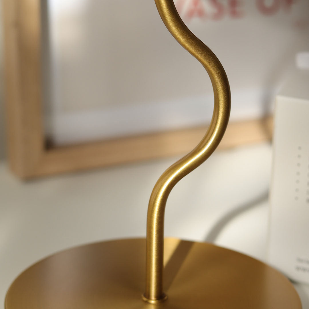 Cora Table Lamp | Neutral/Gold