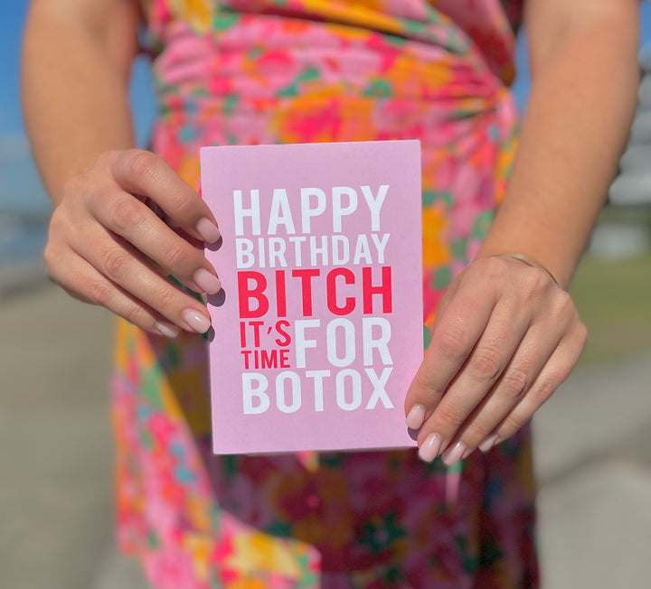 Botox Greeting Card