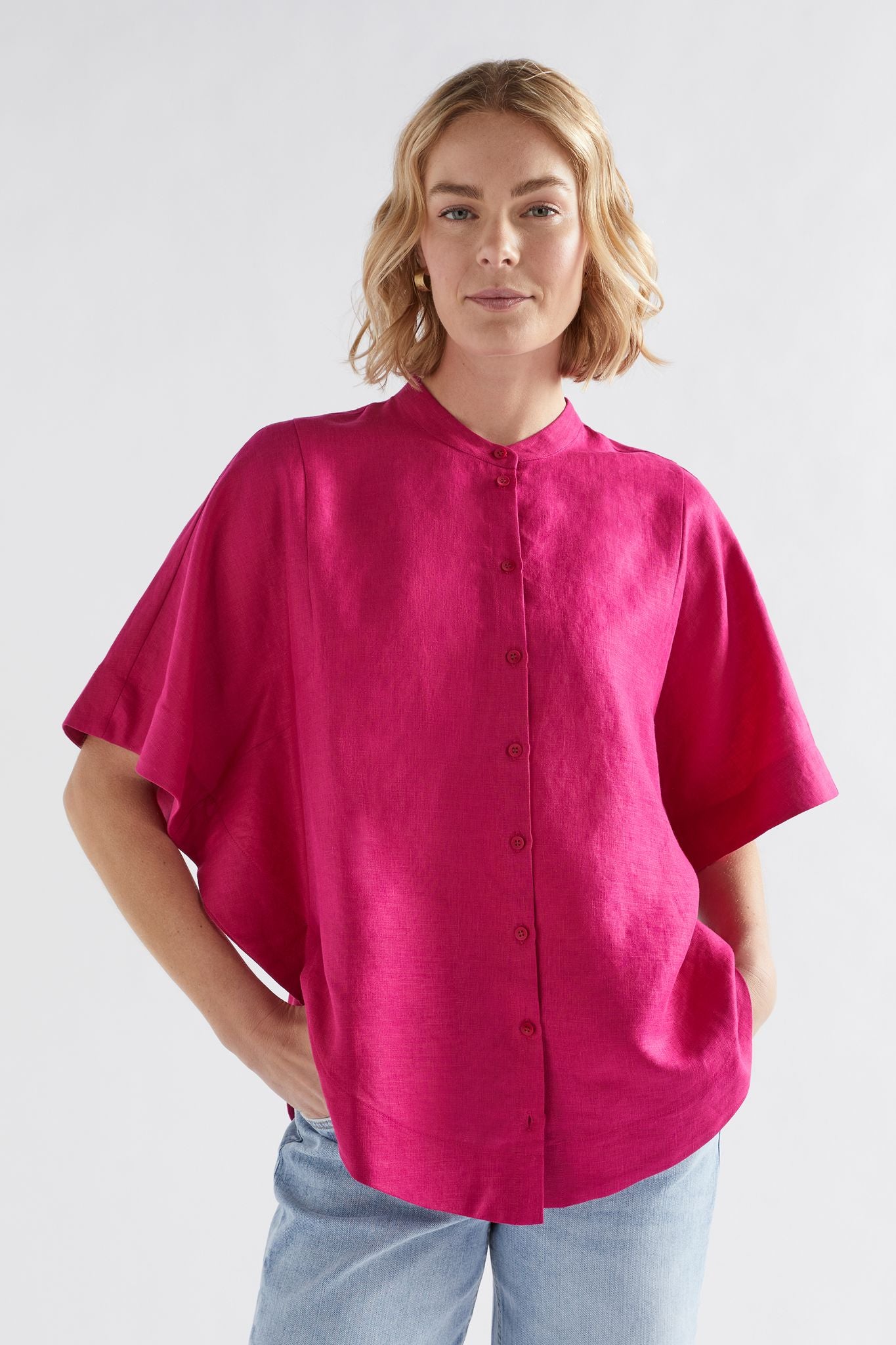 Elev Shirt | Bright Pink