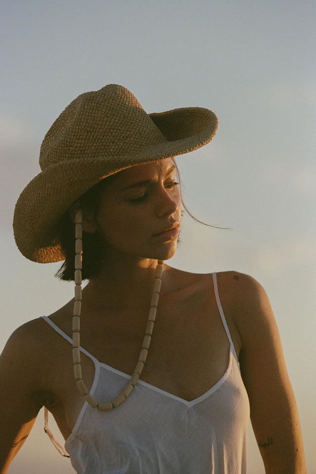 Raffia Cowboy | Pineapple Natural