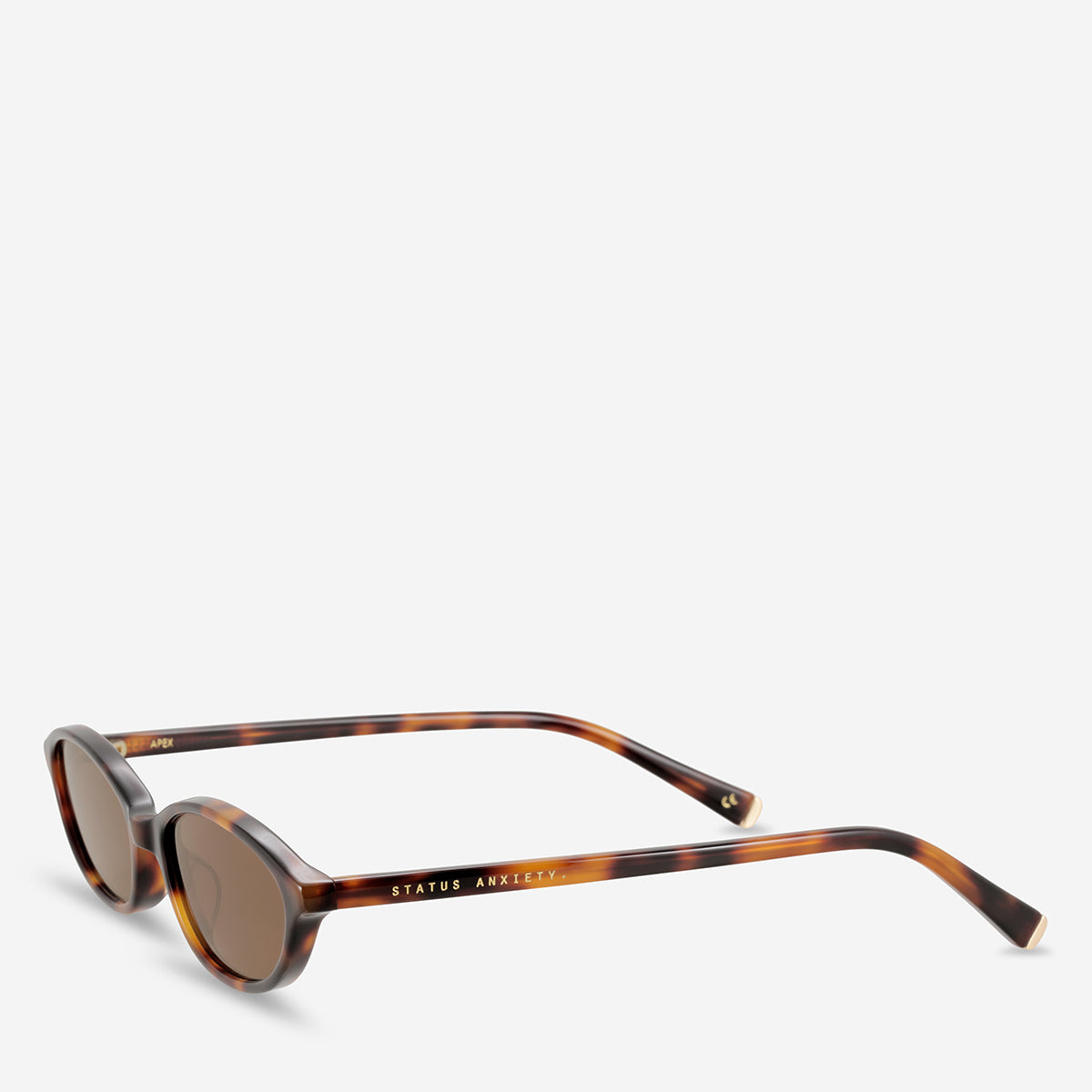 Apex Sunglasses | Brown Tort/Gold