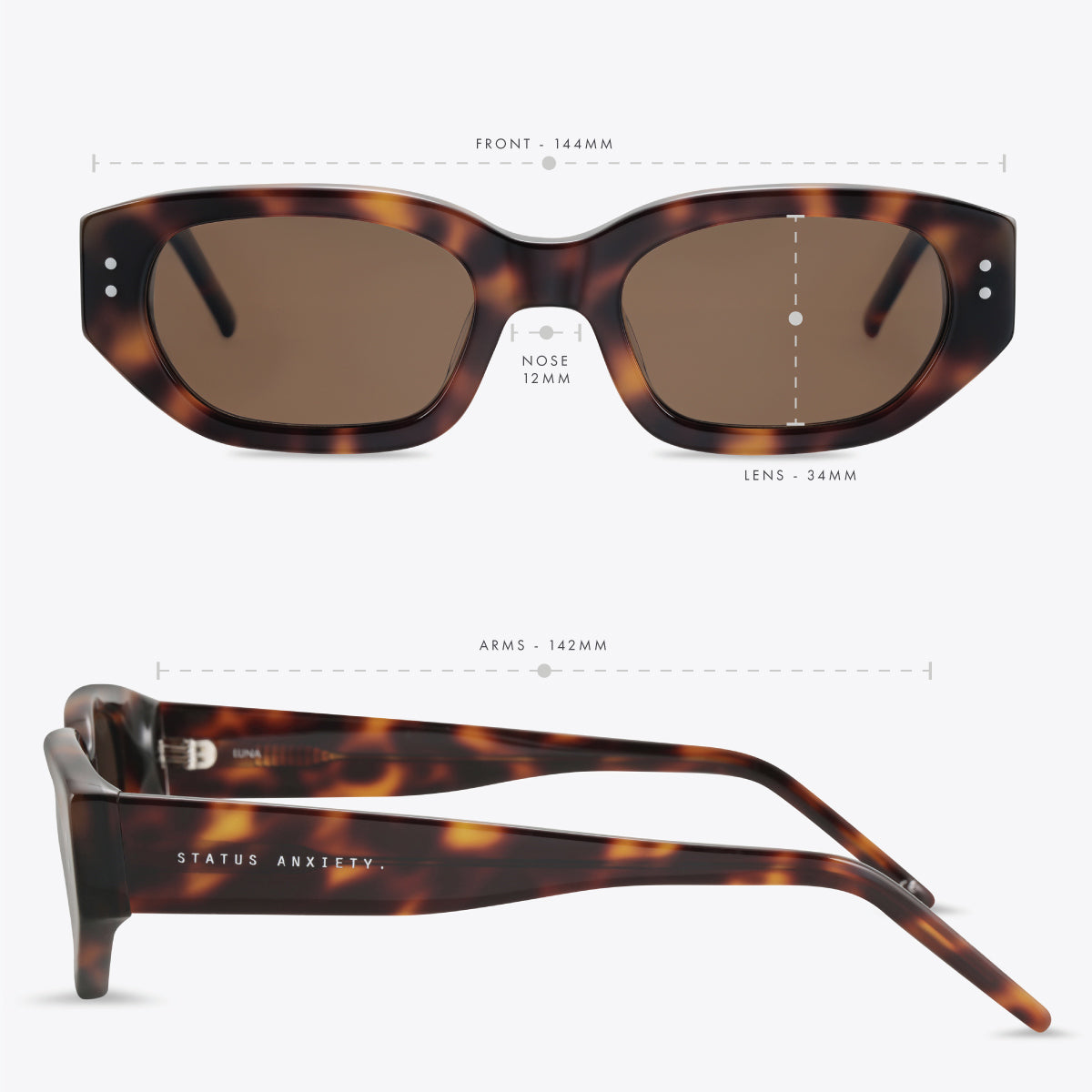 Luna Sunglasses | Brown Tort