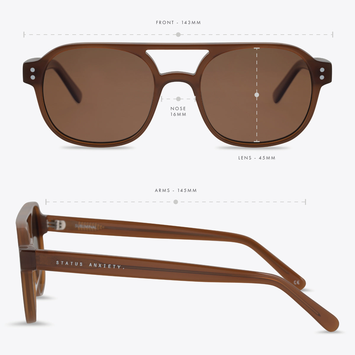 Subliminal Sunglasses | Brown