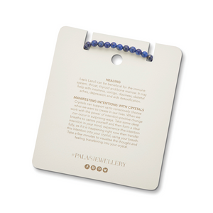 Healing Gem Bracelet | Lapis Lazuli - MOSS AND WILD