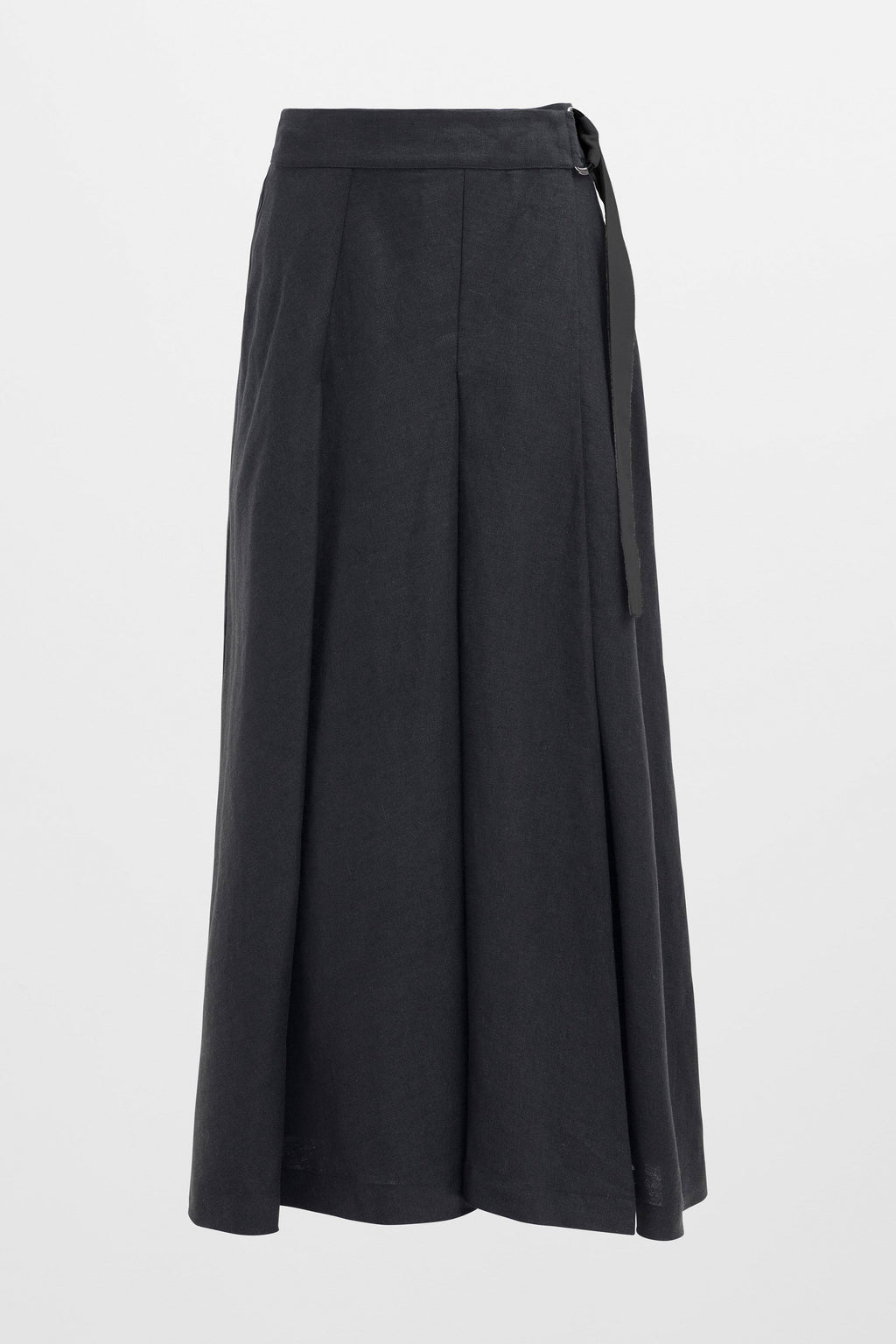 Ativ Linen Skirt | Black