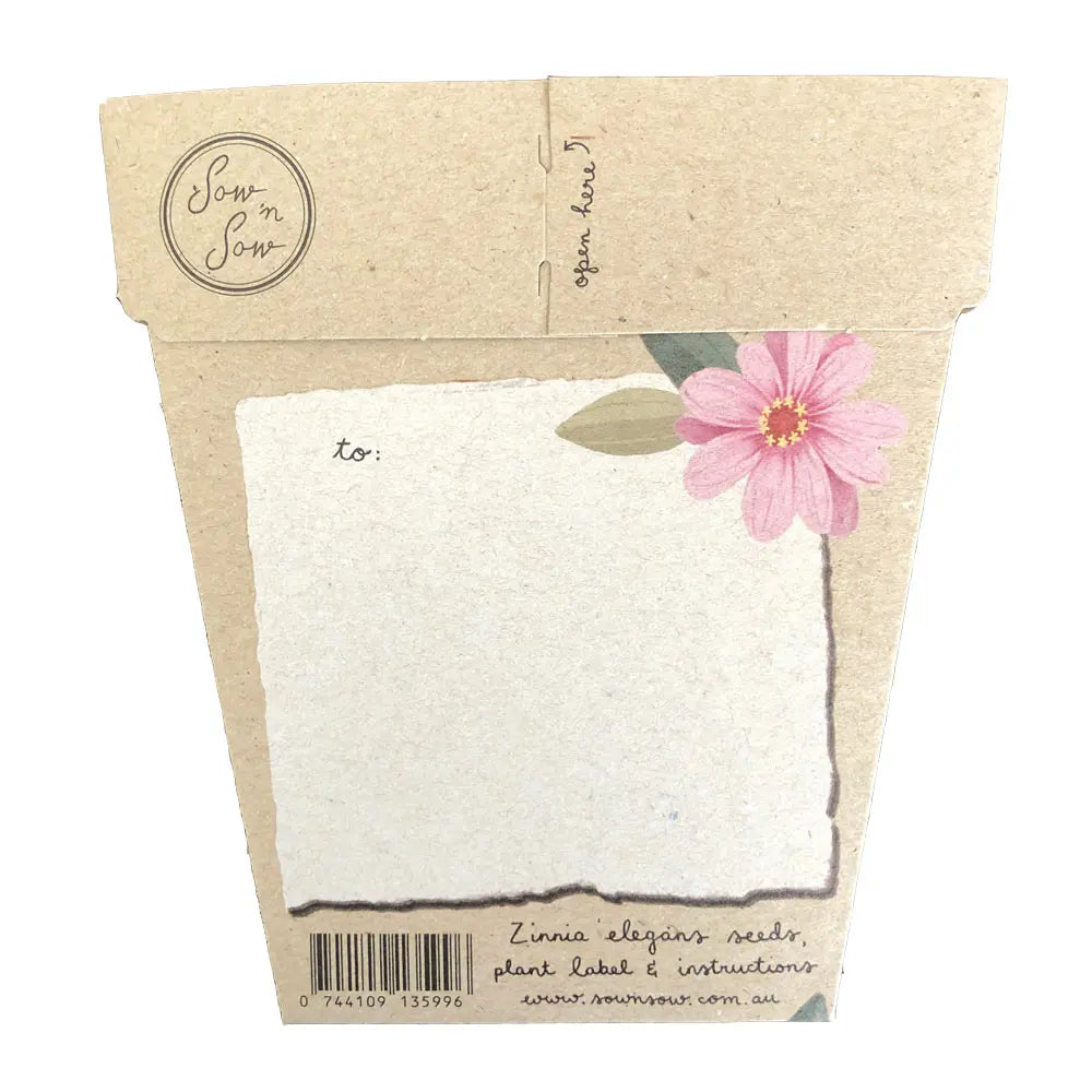Gift of Seeds | Happy Birthday Zinnia - MOSS AND WILD
